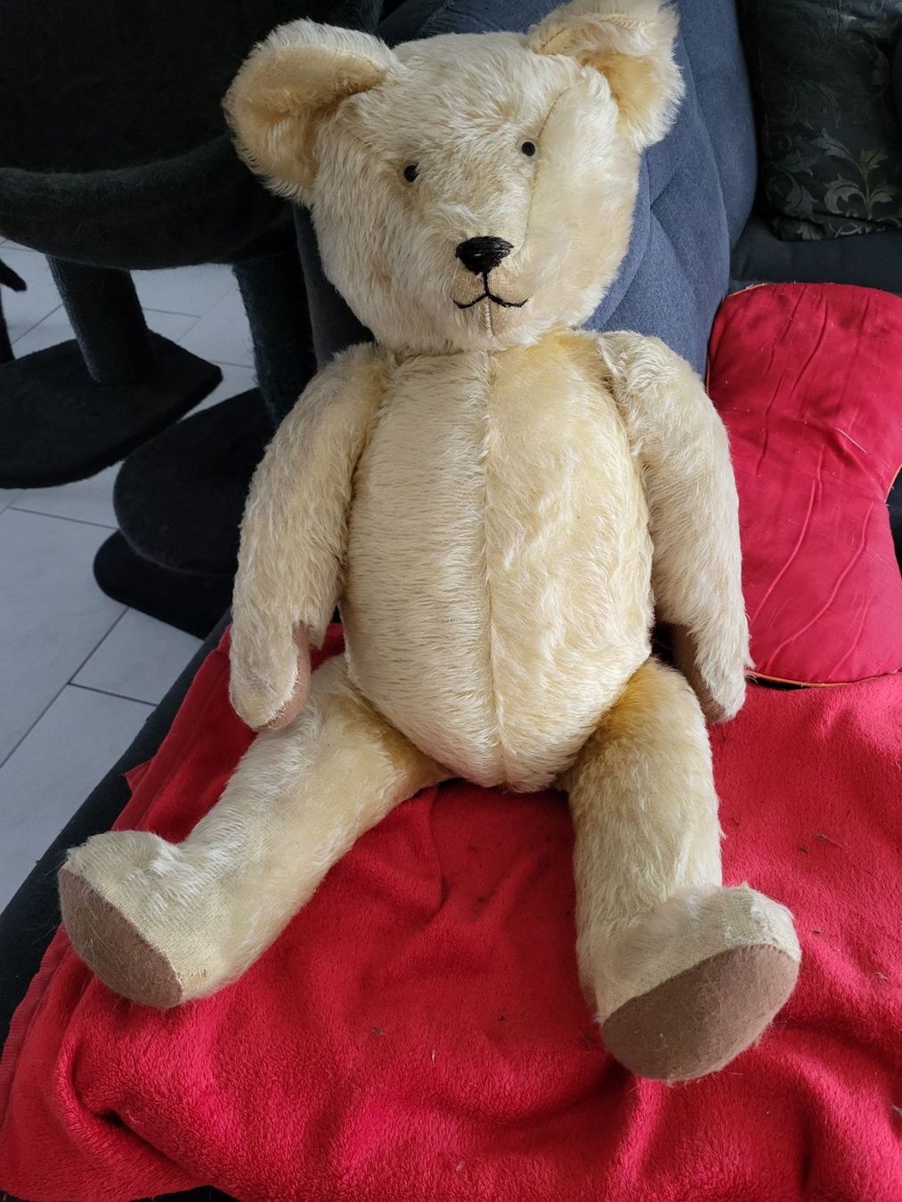 Giocattoli: Antiker süsser Teddybär + Lätzli Steiff – Usato da Rütihof venduto da Kelani 1