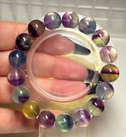 Regenbogenfluorit Armband D 11.8mm