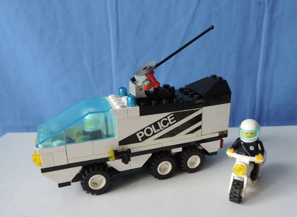 Lego Giocattoli: Polizei Patrouille, Set 6430 (1991) und Begleit-Motorrad – Usato da Burgdorf venduto da ursla50 4