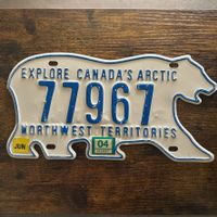 🇨🇦 Autoschild Northwest Territories 77967 - KANADA