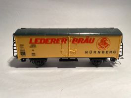 LIMA geschlossener Güterwagen LEDERER-BRäU Bier, DC Achsen