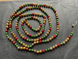 Alter Weihnachtsschmuck Kette 225 cm