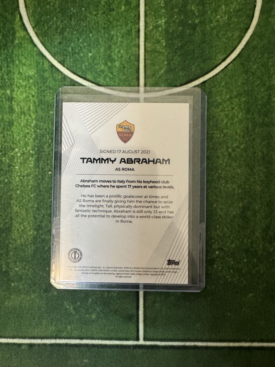 Topps Carte collezionabili: Topps Tammy Abraham /25 AS Rom – Nuovo (secondo la descrizione) da Stetten AG venduto da Dekis-Tradingcards 1