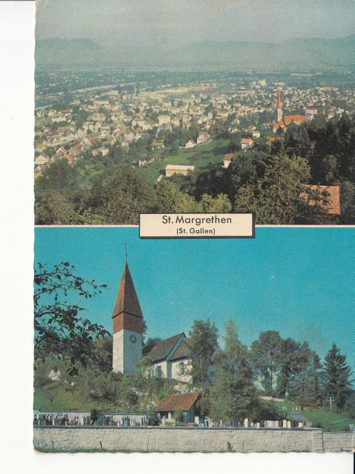 Cartoline postali: St. Margrethen 1967 – Usato da Bürglen TG venduto da StampGraf