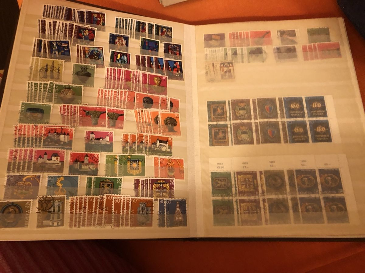Alle Briefmarken: Sack mit BRIEFMARKEN in 9 Alben! – Gebraucht aus Lufingen von Rac0 9