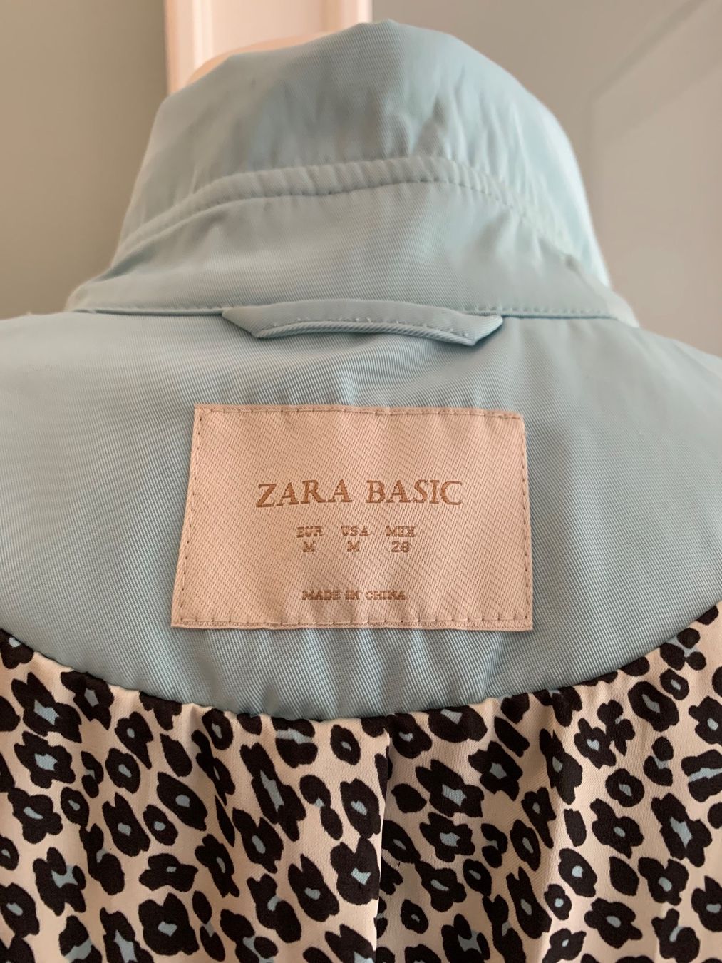 Mäntel: Trench Coat "Zara Basic" Mantel Gr. M/36-38 Leo-Futter – Gebraucht aus Engelburg von mamalanima 3