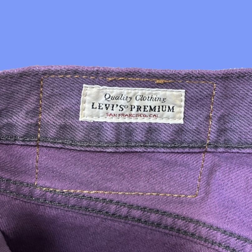 Levi's Jeans: Levi's Premium Purple Denim – Usato da brent venduto da fukusapes 4