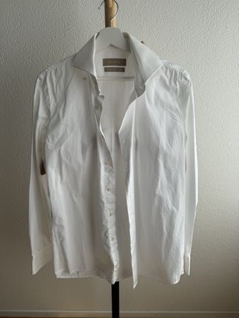 Damat Weiss Hemd Gr M Slim Fit Finest Cotton - Sommer-Must-H