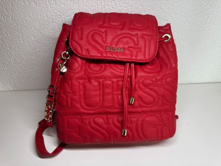 Roter Rucksack von Guess