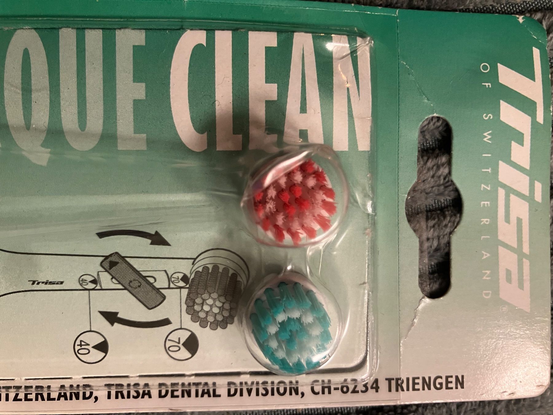 Trisa Zahnpflege: Trisa Plaque Clean, 6 Bürstenköpfe, 2 Bürstenhalter – Neu (gemäss Beschreibung) aus Oberrüti von Jomaru 2