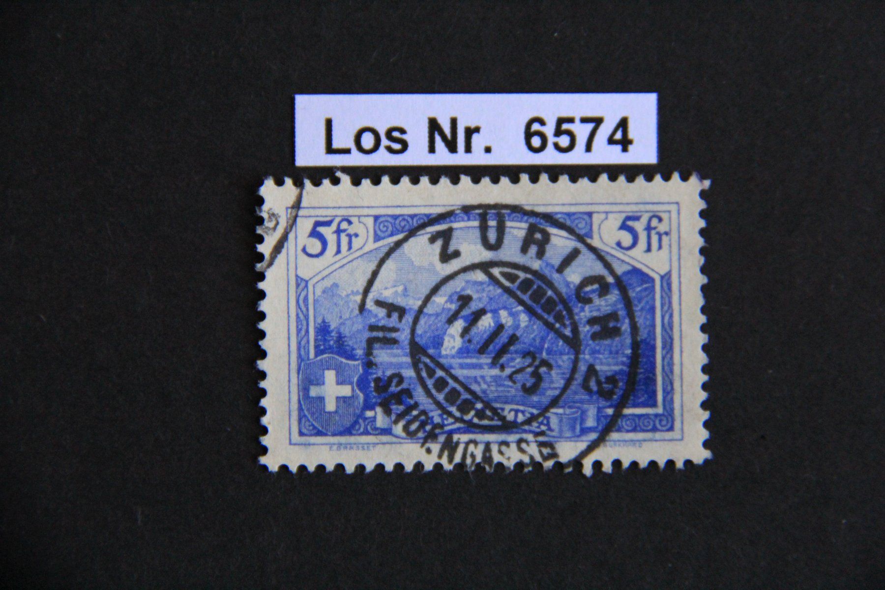 Tutti i francobolli: CH 1914 sauberer Vollstempel                        Los 6574 – Usato da Volken venduto da jukon65