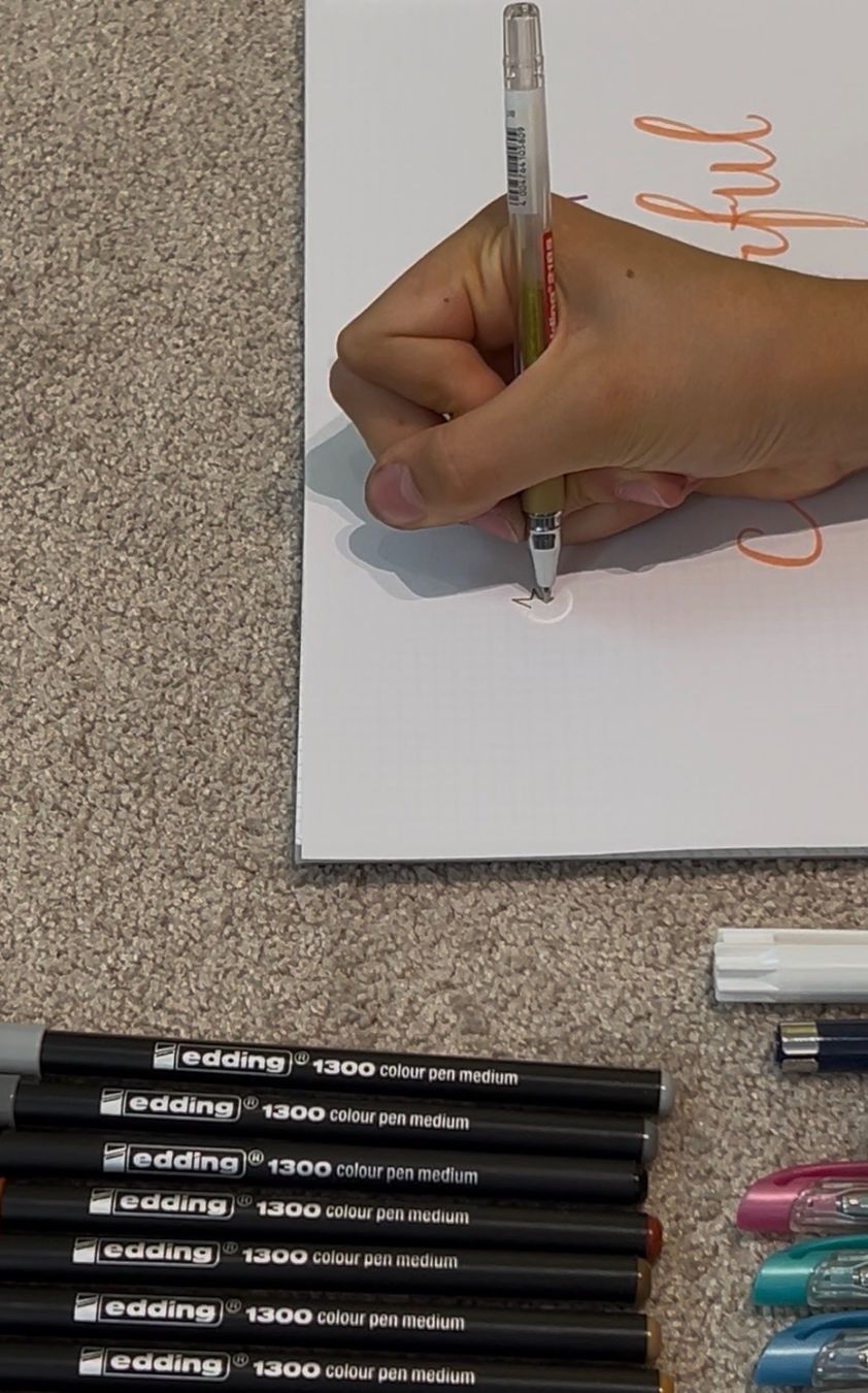 Edding Penna & Evidenziatori: Handlettering Set von Edding, diverse Stifte und Farben – Usato da Frauenfeld venduto da Kasperli12 6