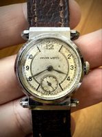 Vintage Uhr, Unver, Art Deco, original Band, 1930er