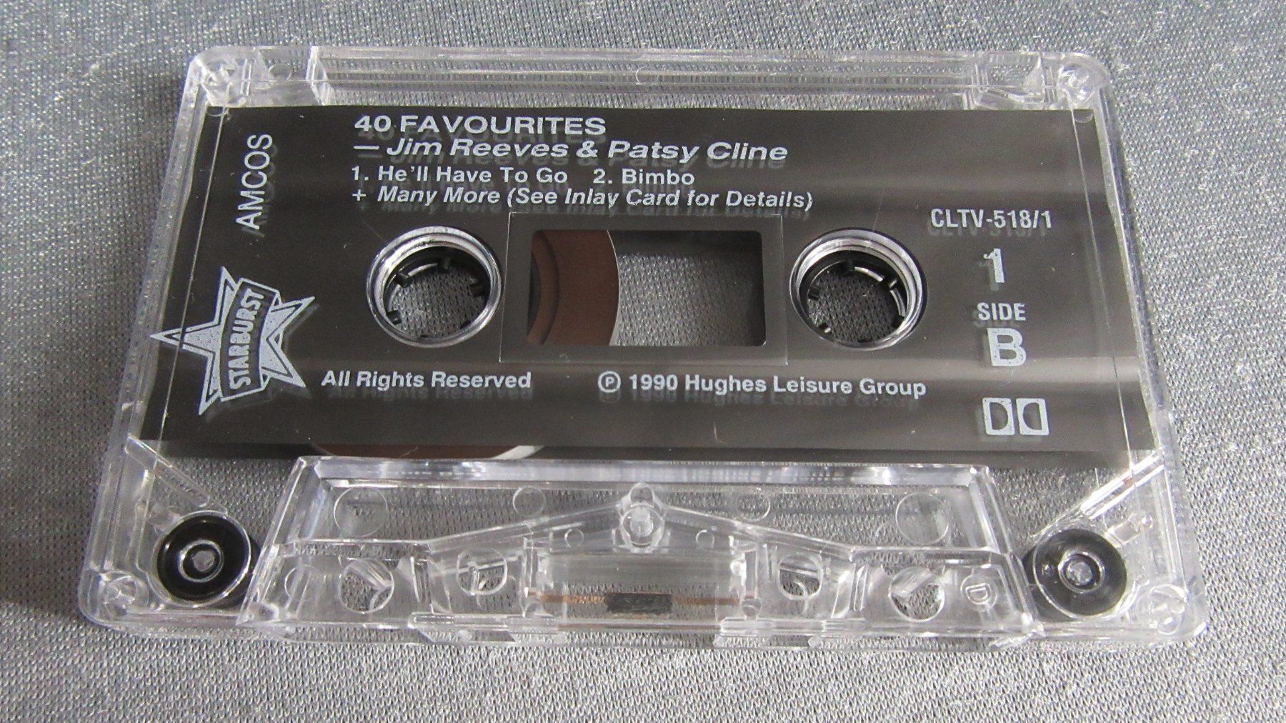 Musicassette: Jim Reeves & Patsy Cline - 40 Favourites - Musikkassette – Usato da Auenstein venduto da Padabimbim 2