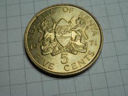 Kenia  5 Cent, 1971