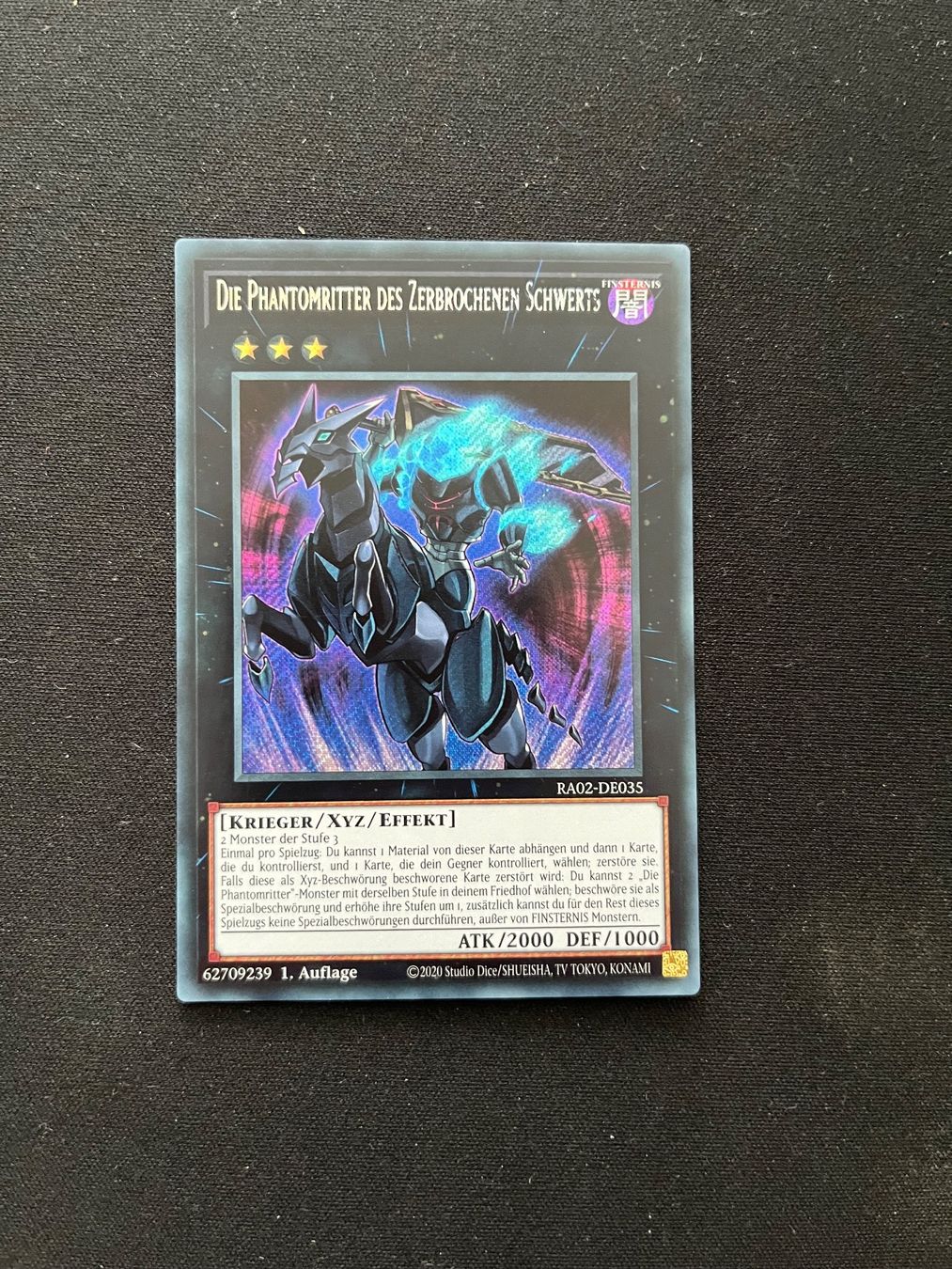 Yugioh Carte collezionabili: Die Phantomritter des Zerbrochenen Schwerts RA02-DE035 SR – Nuovo (secondo la descrizione) da Gränichen venduto da Pauli94