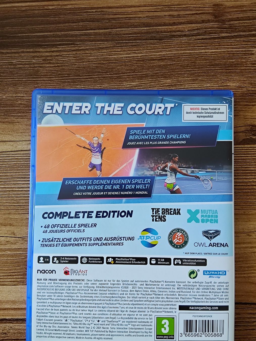 Giochi: Tennis 2 World Tour PS5 – Usato da Goldau venduto da uhupowerline 1