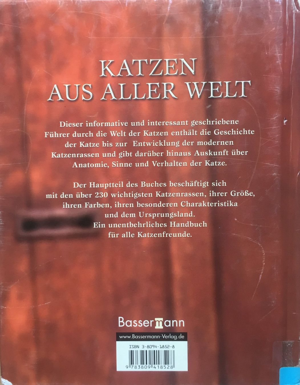 Libri: Buch - Handbuch / Katzenrassen – Usato da Leimbach TG venduto da easydiver87 1
