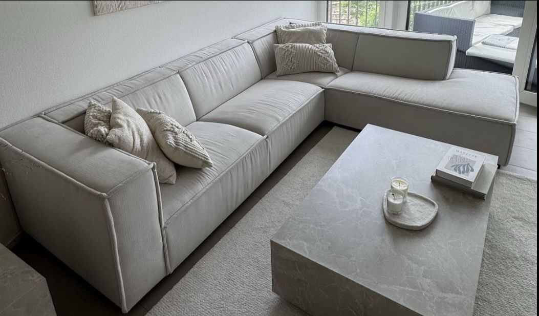 Sofas: L-Couch Sofa Beige – Gebraucht aus Aarau von vic_b62r