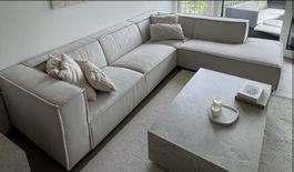 L-Couch Sofa Beige