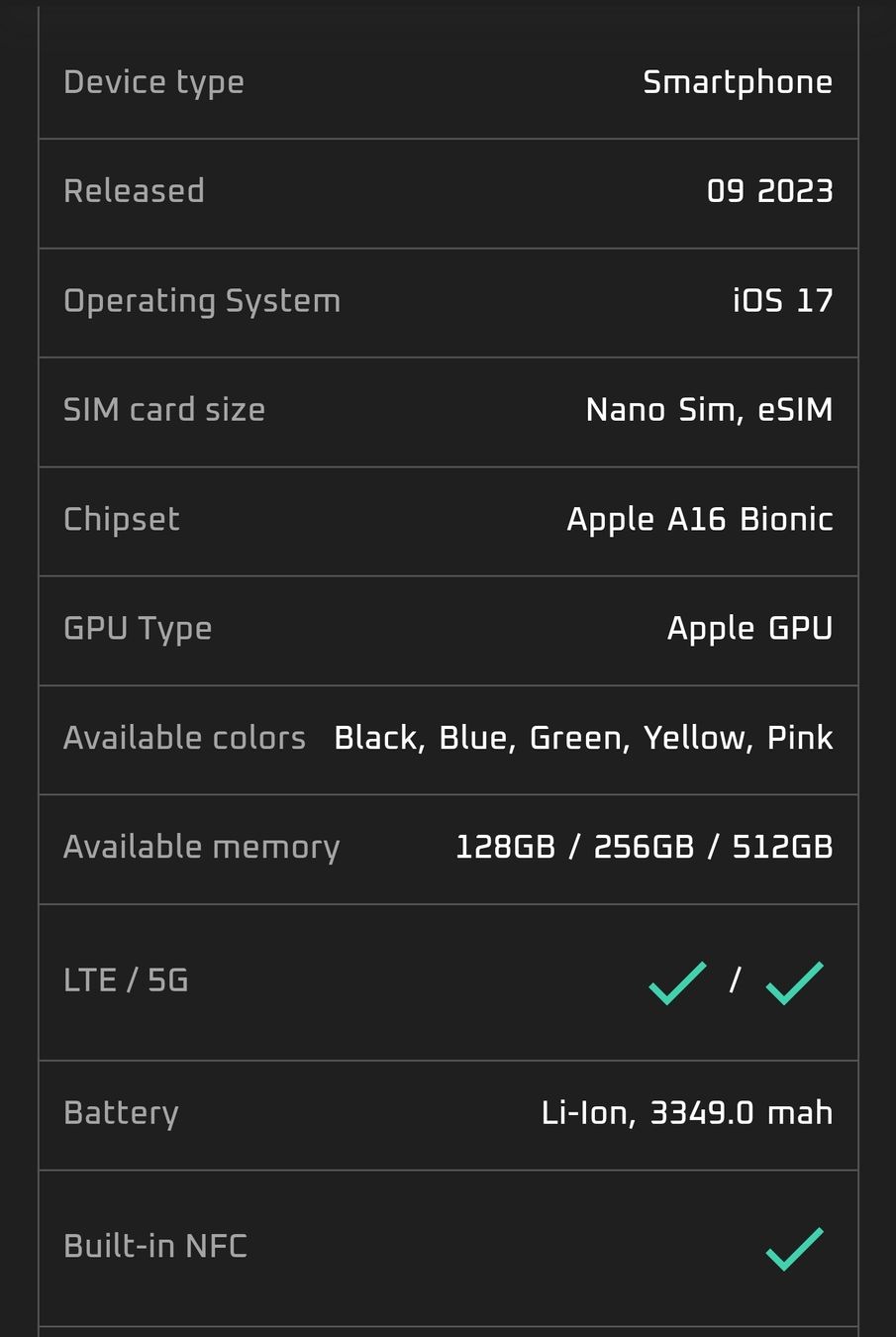 Apple Telefoni cellulari / Smartphones: Apple iPhone 15 128GB Black originalversiegelt – Nuovo e nell'imballaggio originale da Root venduto da nie_wln9 3