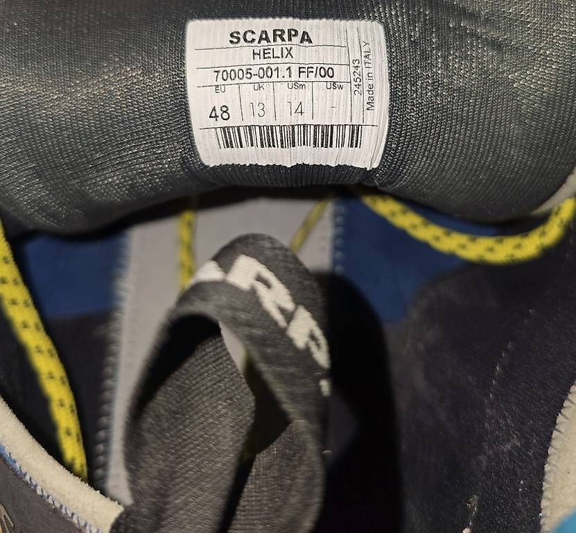 Scarpe da uomo: Kletterschuhe Scarpa Helix – Usato da Gossau SG venduto da Gun_2z0i 1