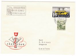 Lettre de Bern BPA A481 pour Laufen le 2.VII.49