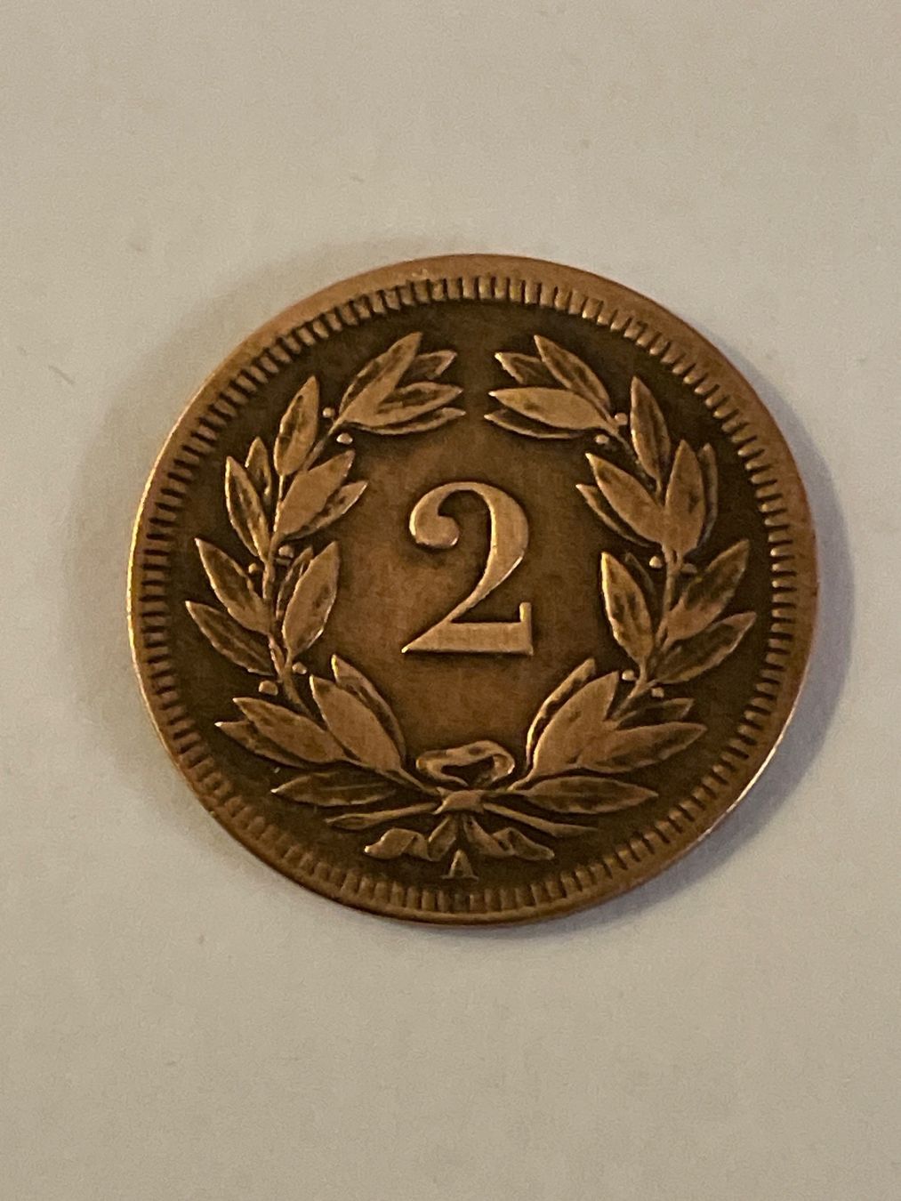 Tutti le monete: Münze 2 Rappen 1851 – Usato da Schlossrued venduto da Tkanada