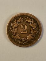 Münze 2 Rappen 1851