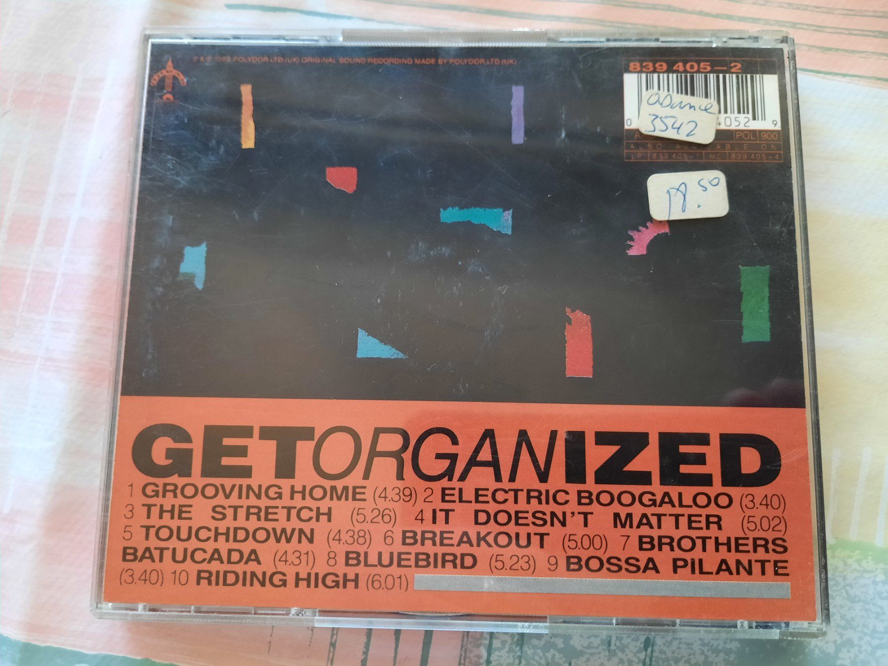 CDs: CD The James Tayor Quartet - Get Organized – Gebraucht aus Pully von bro_n52j 1