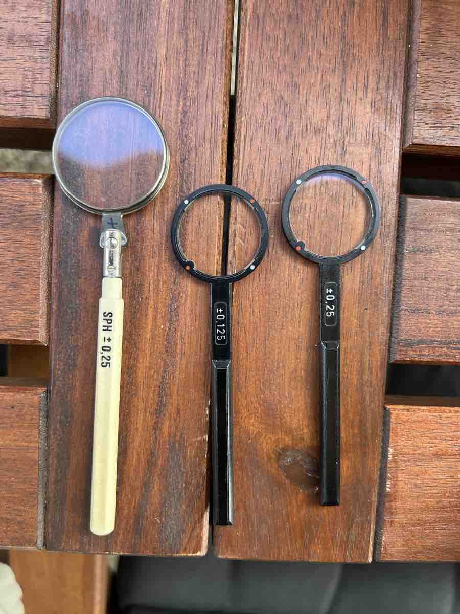 Tous les outils: Kreuzzylinder Set SPH +/- 0.25, +/- 0.125, +/- 0.25 – D'occasion à Saanen par Hanschristian