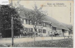 Gruss aus Lüterkofen - Gasthof zum Kreuz