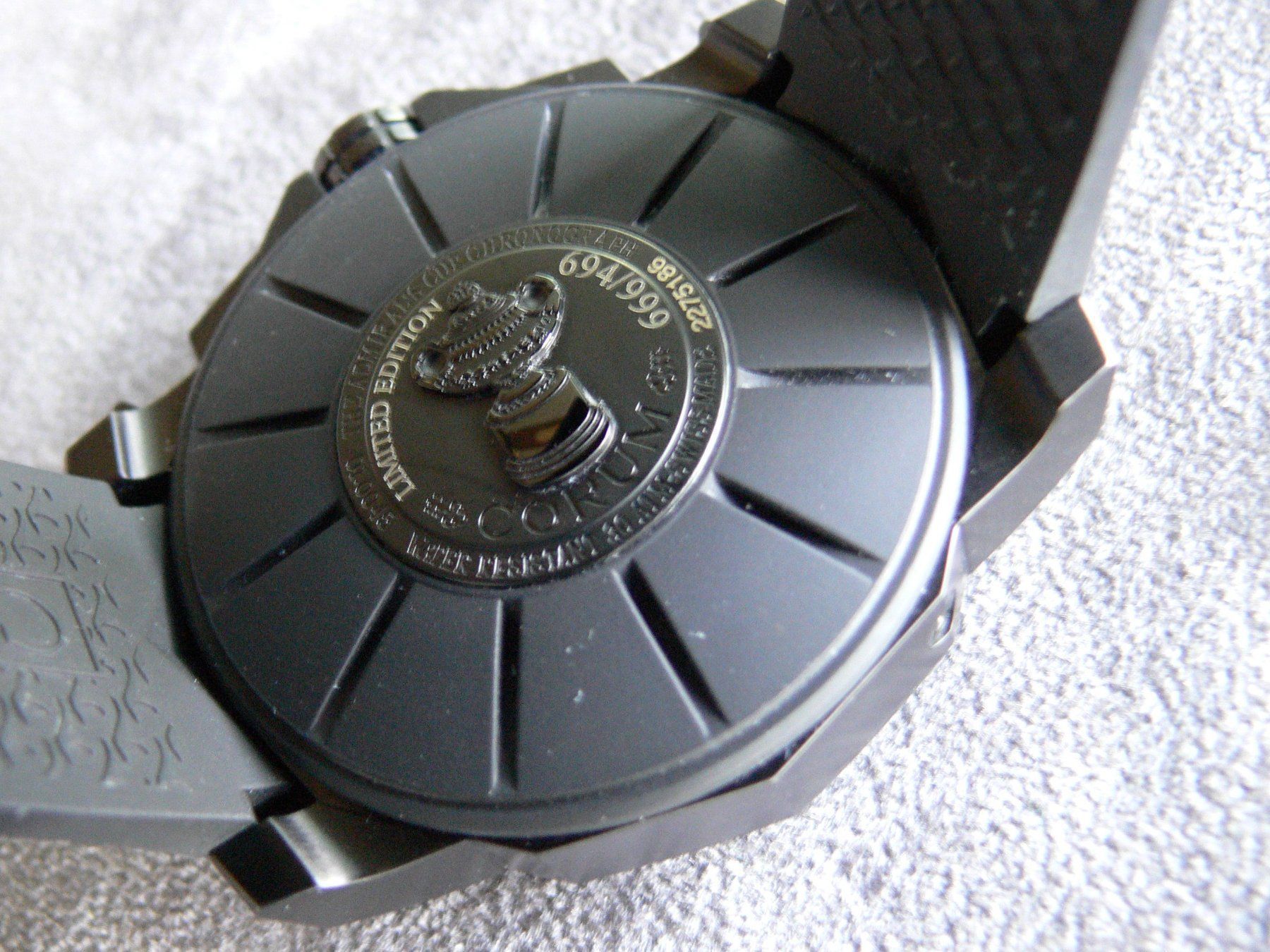Corum Orologi: Corum Admirals Cup black Hull 48mm Titan  Automatic Chrono – Usato da Remigen venduto da Kelias 7