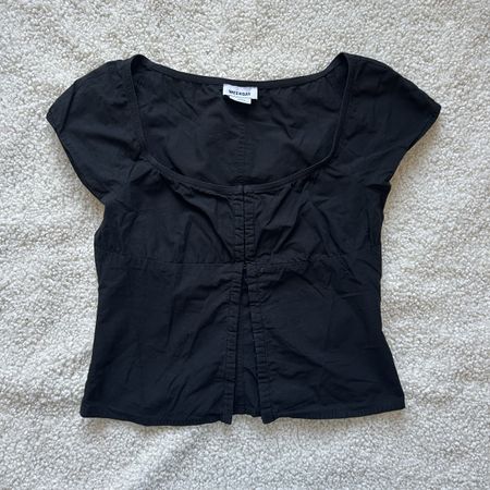 Weekday Bluse schwarz Gr. S