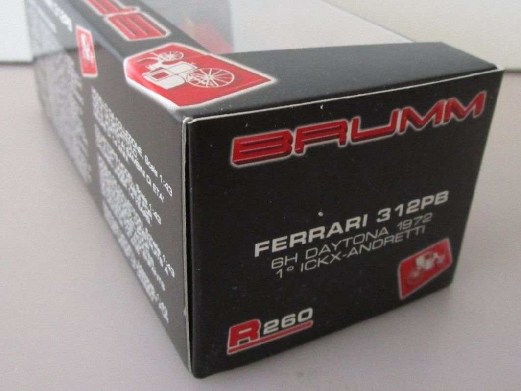 Ferrari Modellautos: BRUMM FERRARI  312PB -  6H DE DAYTONA 1972 – Neu und originalverpackt aus Chêne-Bourg von breno56 3