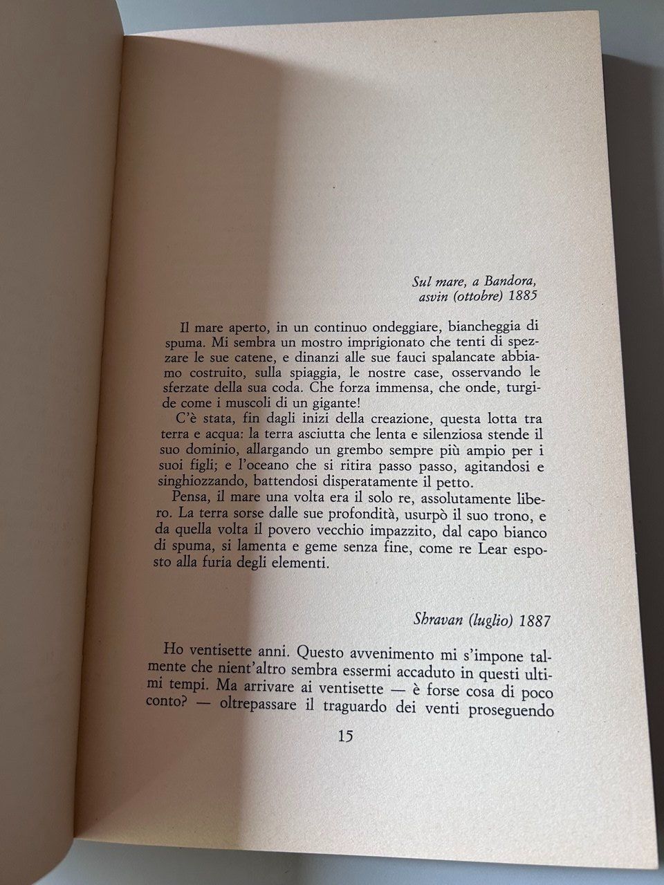 Livres: "Fogli strappati" Rabindranath Tagore – D'occasion à Giubiasco par LorisVale 2