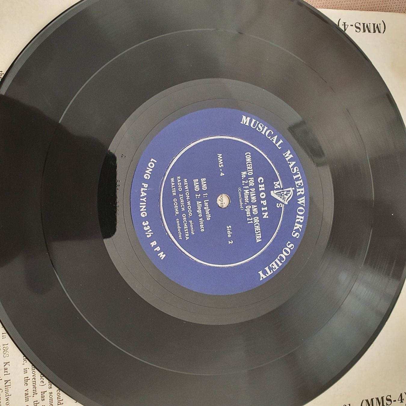 Dischi in vinile: Chopin Piano Concerto No 2 Schallplatte – Usato da Chur venduto da BettinaOlczyk 4