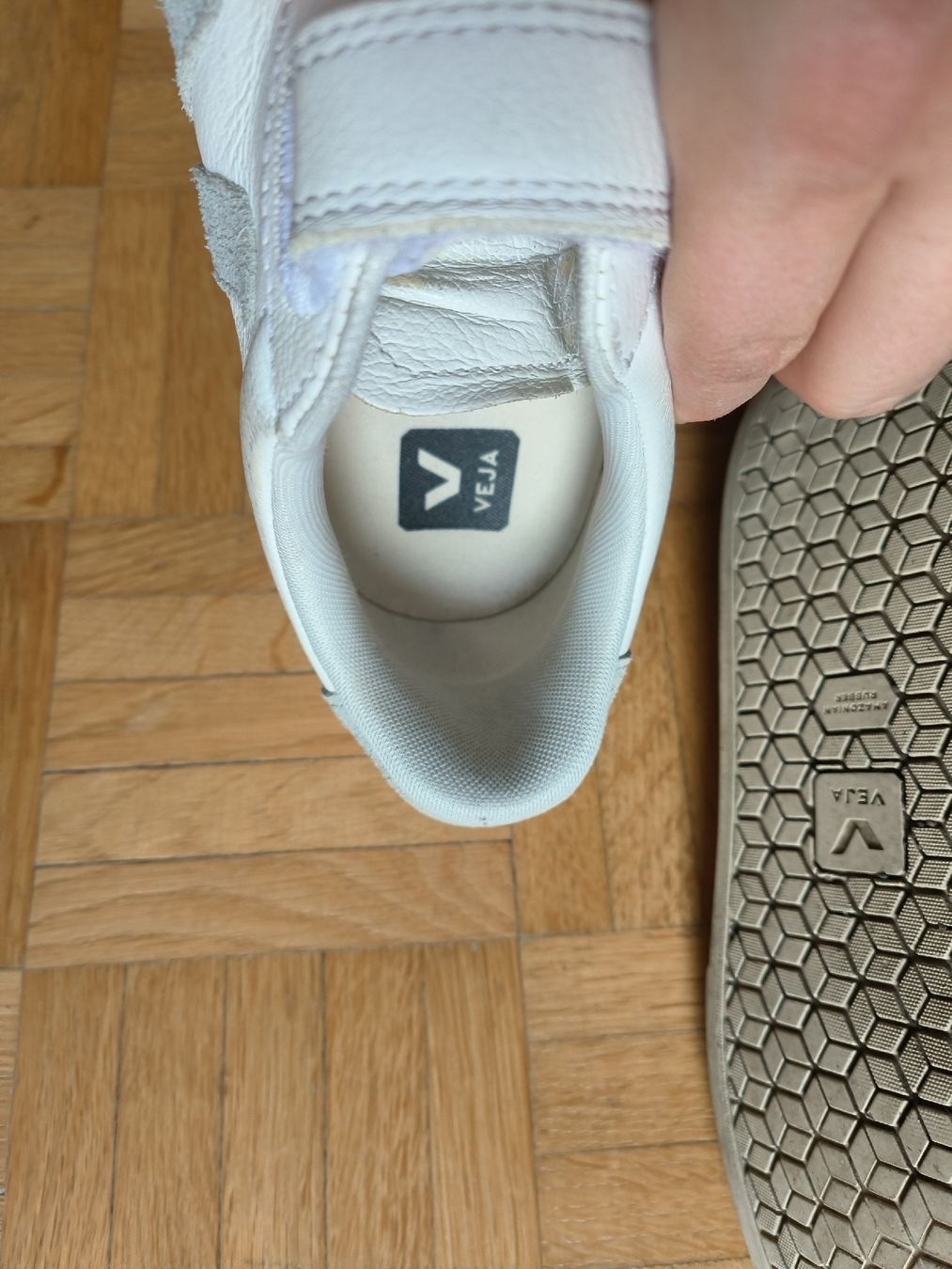 Veja Herrenschuhe: Veja Sneaker Gr. 41, Weiss mit Klettverschluss – Gebraucht aus Thalwil von jabi 3
