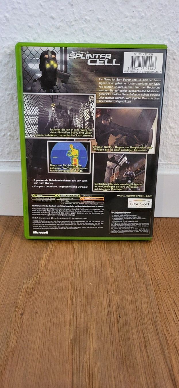 Microsoft Giochi: Xbox - Splinter Cell – Usato da Münsingen venduto da DigitaleSpielecke 1