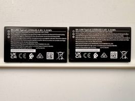 2 Stk. Nokia original Akku BA-L4M Gebraucht