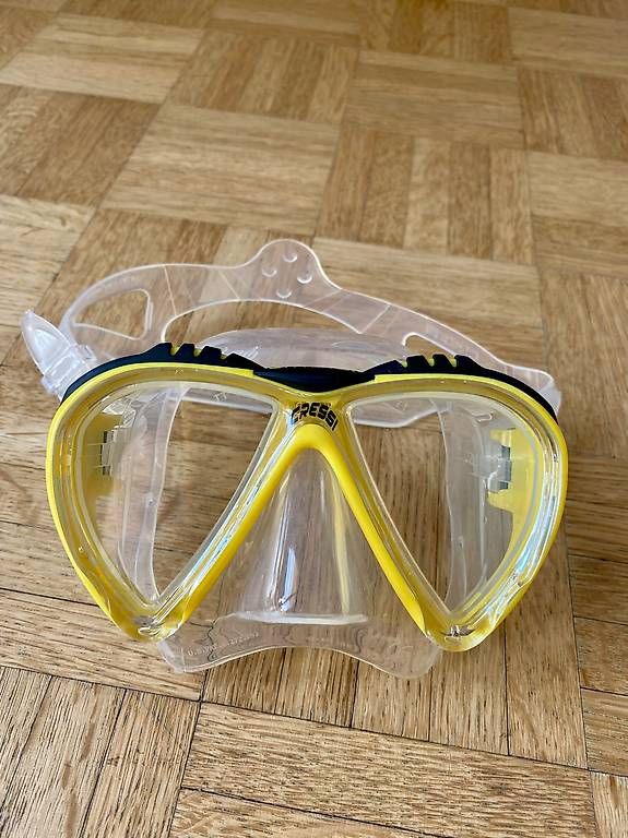 Cressi Mute per immersioni: Masque de plongée Cressi-Sub Lince – Usato da Neuchâtel venduto da duprazs 1