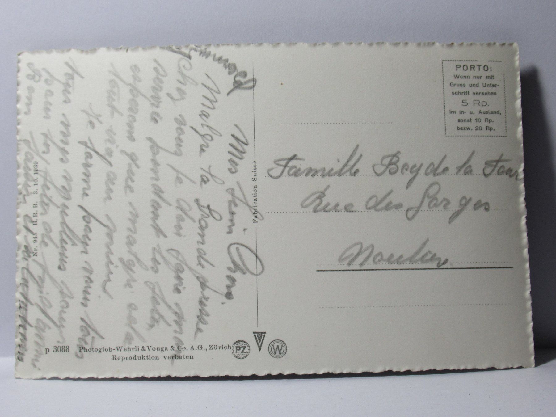 Cartoline postali: Die Jungfrau – Usato da Grenchen venduto da Bluemchen1900 1