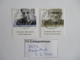 Voll Ort Ersttagsstempel 6436 Muotathal