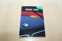 BMW Broschüre Programm Prospekt Jahrgang 1993
