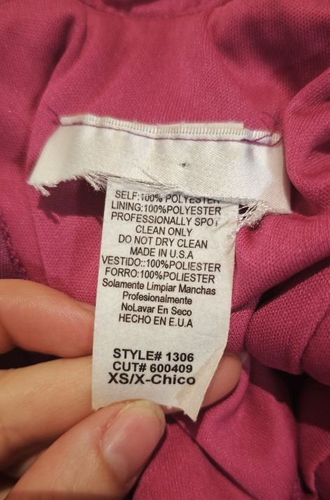 Vestiti: One Shoulder Cocktailkleid Magenta XS – Usato da Schübelbach venduto da ali_mgs8 4