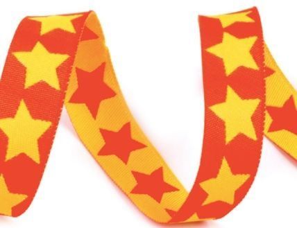 Altro in Bricolage: Webband Sterne rot-gelb 17mm – Nuovo e nell'imballaggio originale da Winterthur venduto da nuggi88