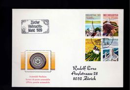 CH FDC Satz 1989