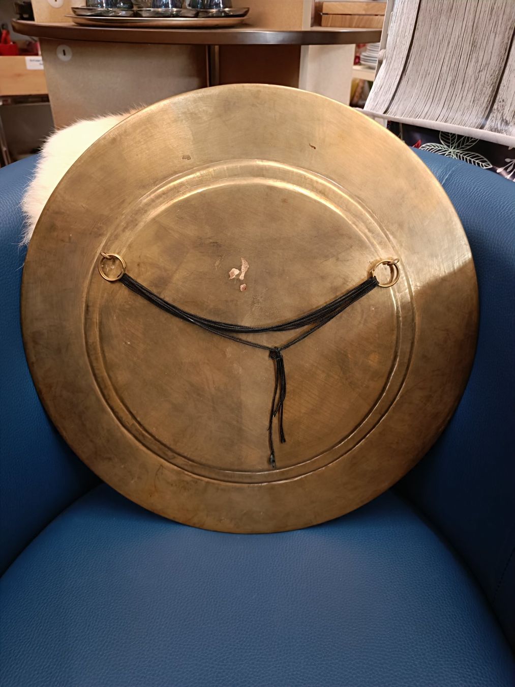 Piatti: Kupfer Teller Indischer Shiva Messing Kupferteller 41cm – Usato da Reiden venduto da Zofi-Brocki 1