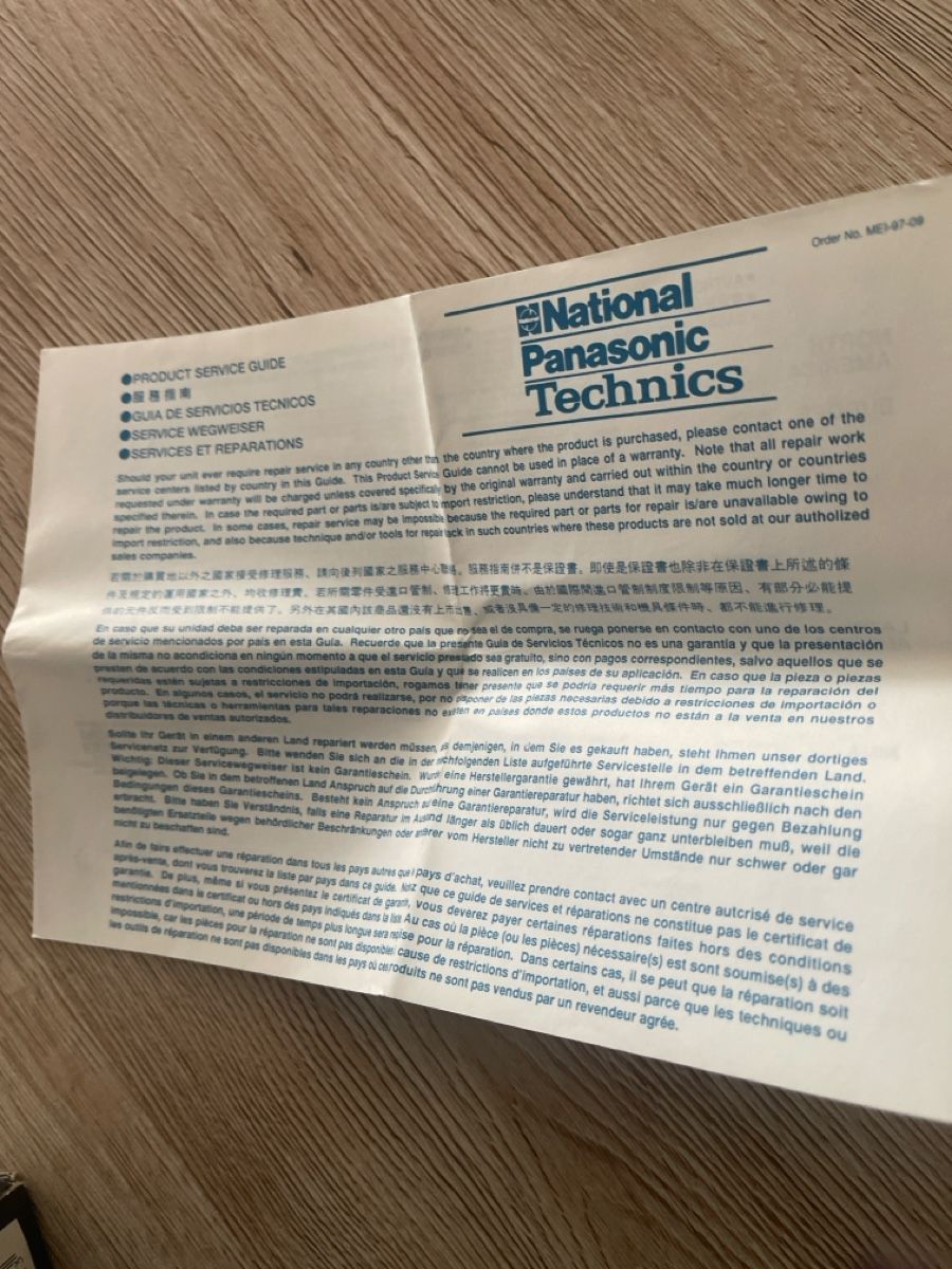 Panasonic Registratori: Radio Cassette Recorder – Usato da Chur venduto da eagle86federico 5