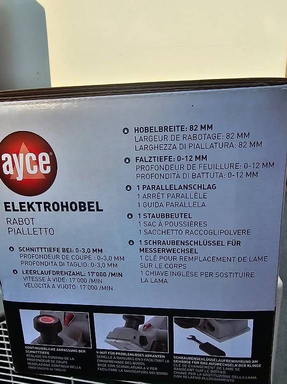 Alle Werkzeuge: Rabot électrique neuf – Neu und originalverpackt aus Ste-Croix von gfamily 1